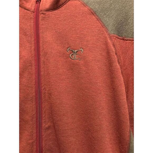 Lakota Men's Full Zip Gray Sweatshirt Size L Casual Lightweight - Picture 3 of 9